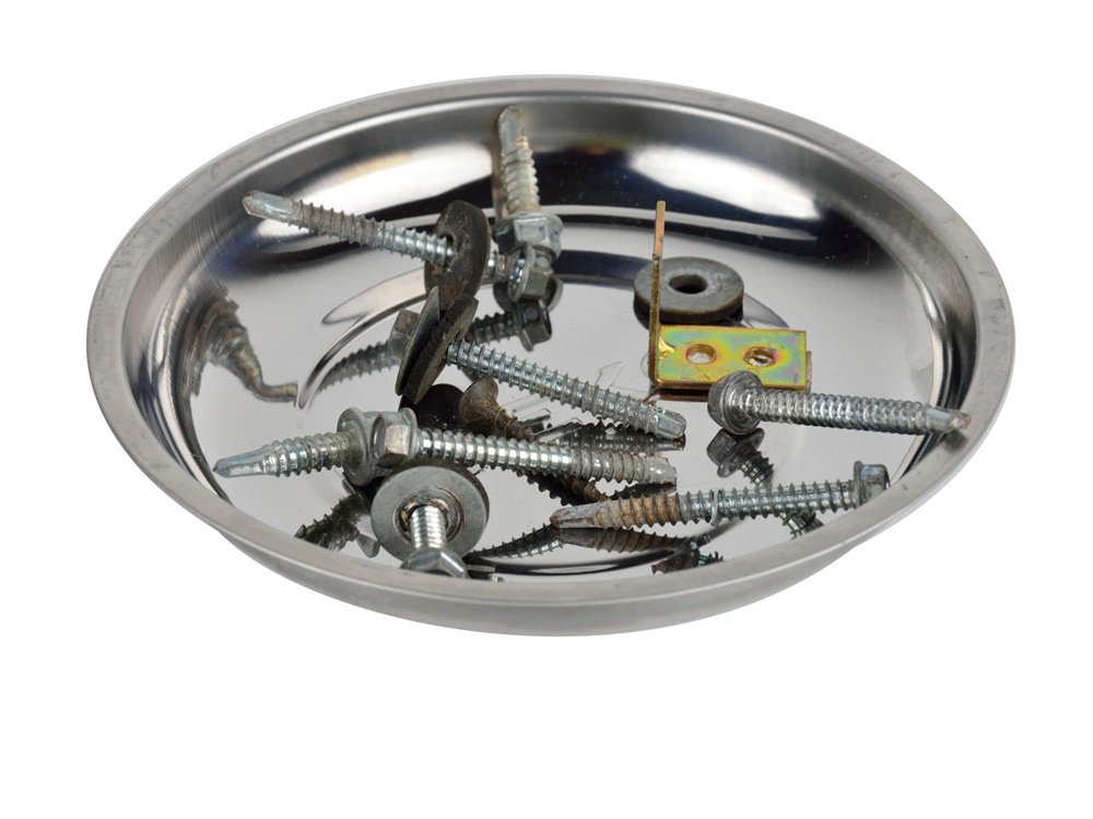 COPPETTA CIOTOLA VASCHETTA MAGNETICA 150mm VASSOIO PORTA VITI G03200 - immagine 2