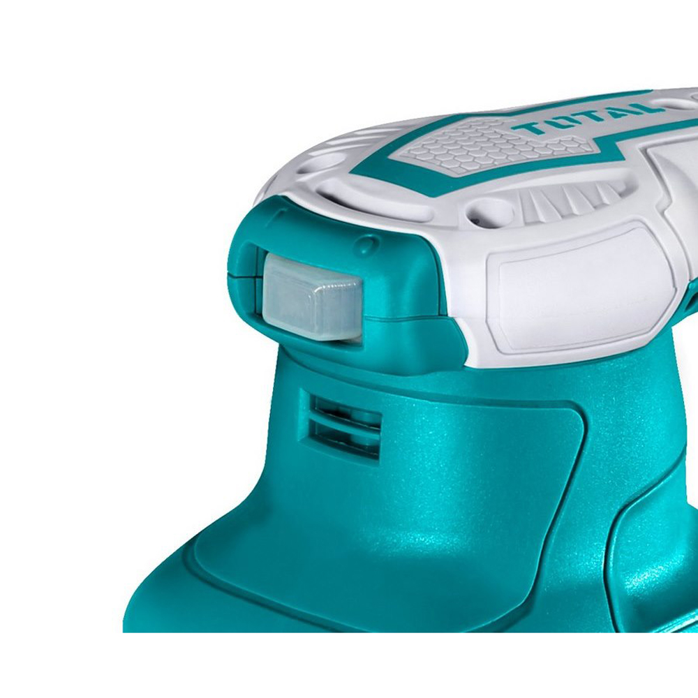 LEVIGATRICE PALMARE 240W ELETTRICA CON 5 FOGLI ABRASIVI INCLUSI TOTAL - immagine 7