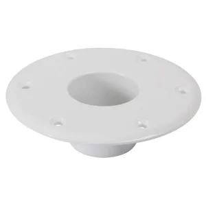 Base in alluminio bianco per gambe tavolo coniche 160mm tubo 60mm os4841612