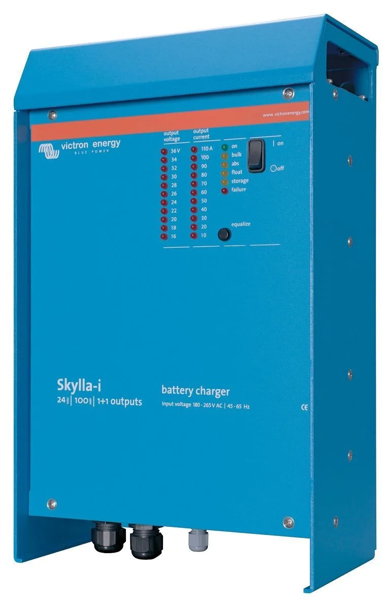 Victron energy serie skylla -i carica batterie 24v 100a due uscite uf68898p