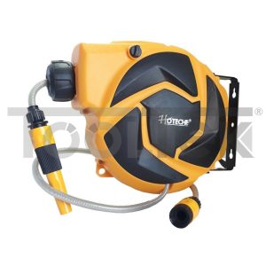 AVVOLGITUBO AUTOMATICO ACQUA GIARDINO GIREVOLE ED AUTOAVVOLGENTE 10mt