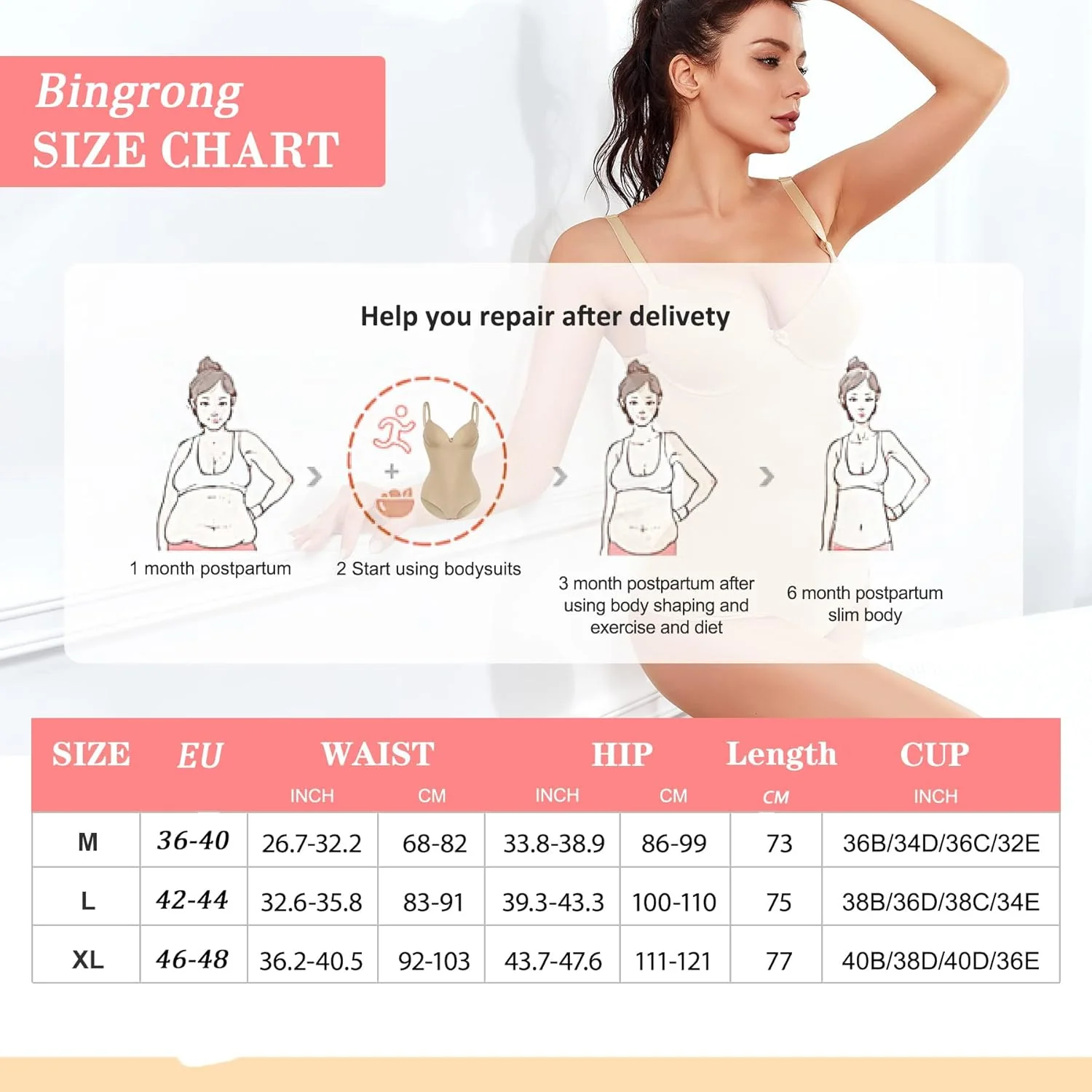 Body Contenitivo Modellante Donna Shapewear Body Shaper Snellente Intimo Modellante Corsetto Bodysuit Fajas Reductoras Colombianas - immagine 4