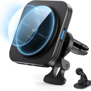 Caricabatterie Da Auto Magsafe, Caricatore Wireless Magnetico Da 15W, Supporto per Iphone 16/15/14/13, per Il Cruscotto/Bocchetta Dell'Aria, Ricarica Rapida, Nero